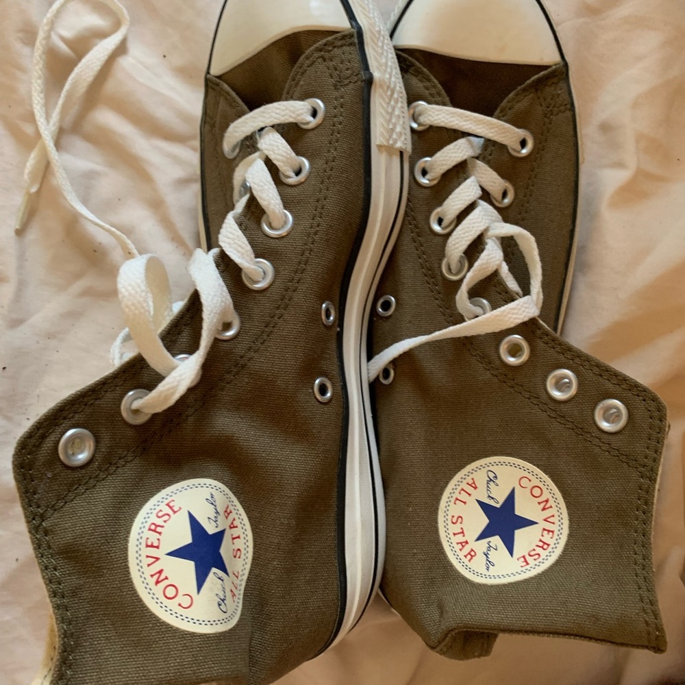 Converse green High-Top Sneakers